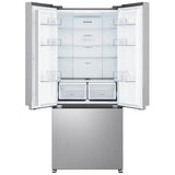 LG LF18CO000S French Door Refrigerator, 30 inch Width, 18.2 cu. ft. Capacity, Counter Depth, ENERGY STAR Certified, Stainless Steel colour, PrintProof™ Finish