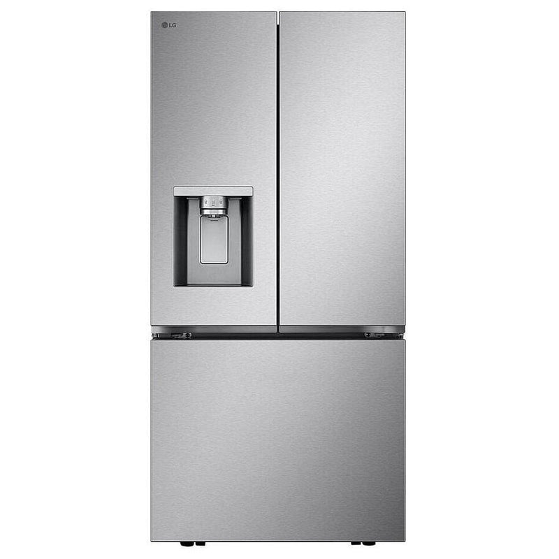 LG LF20C6330S Counter Depth French Door Refrigerator, 33 inch Width, 20.2 cu. ft. Capacity, Counter Depth, Water Dispenser (Exterior), Ice Dispenser (Freezer Located), ENERGY STAR Certified, Stainless Steel colour