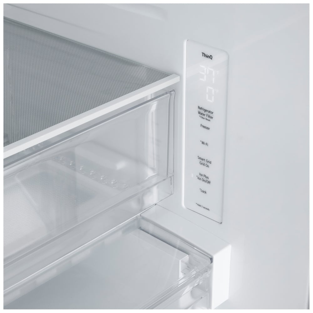 LG LF20C6330S Counter Depth French Door Refrigerator | 20 cu. ft., 3-Door, Counter-Depth MAX