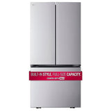 LG LF21C6200S Bottom Freezer Counter Depth French Door Refrigerator, 33 inch Width, 21 cu. ft. Capacity, Counter Depth, Ice Dispenser (Freezer Located), ENERGY STAR Certified, Stainless Steel colour