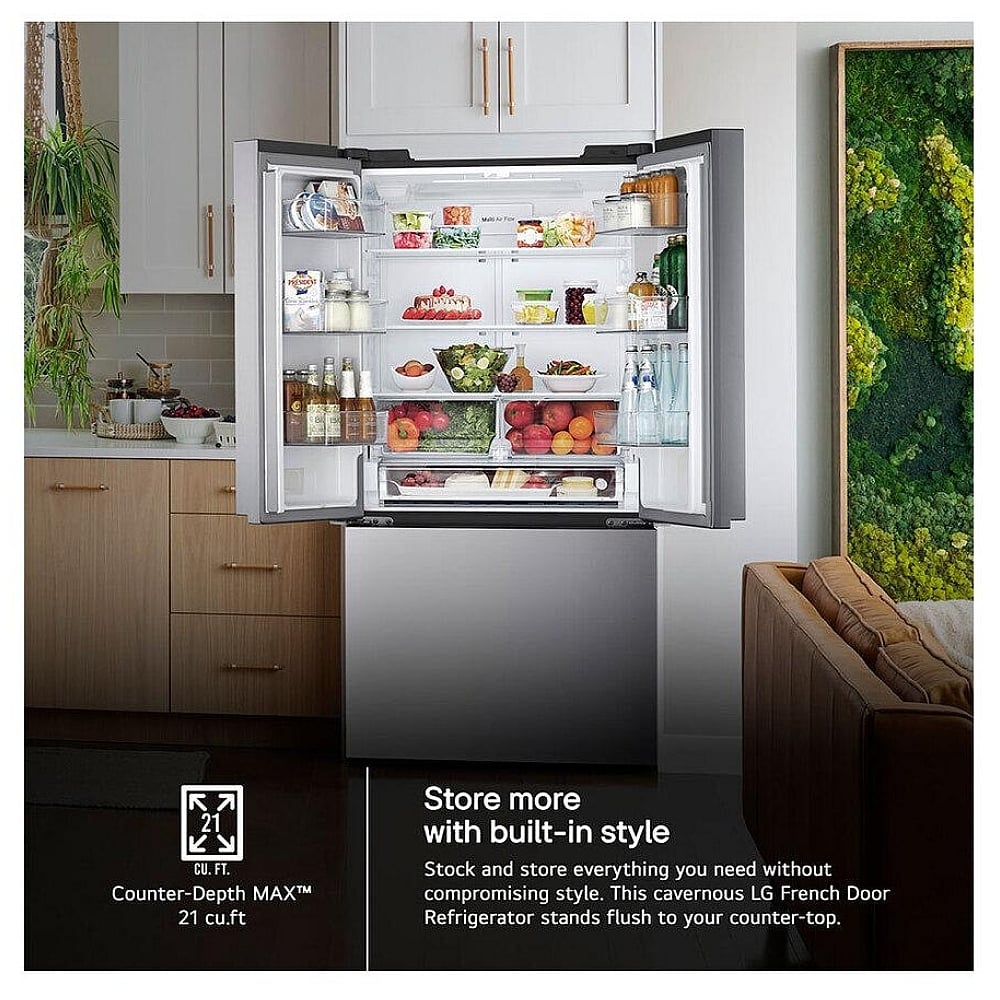 LG LF21C6200S Bottom Freezer Counter Depth French Door Refrigerator