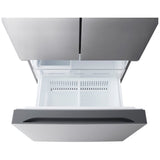 LG LF21C6200S Bottom Freezer Counter Depth French Door Refrigerator, 33 inch Width, 21 cu. ft. Capacity, Counter Depth, Ice Dispenser (Freezer Located), ENERGY STAR Certified, Stainless Steel colour