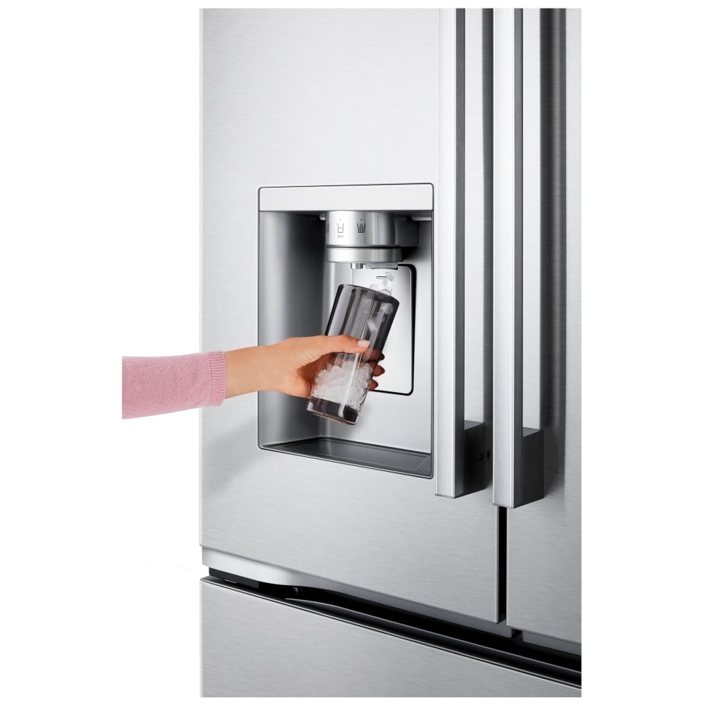 LG LF24Z6530S Bottom Freezer Counter Depth French Door Built In Refrigerator