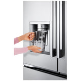 LG LF24Z6530S Bottom Freezer Counter Depth French Door Refrigerator, 36 inch Width, 23.7 cu. ft. Capacity, Counter Depth, Water Dispenser (Exterior), Ice Dispenser (Thru Door), ENERGY STAR Certified, Stainless Steel colour