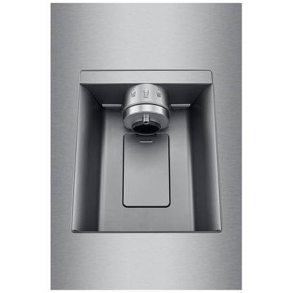 LG LF24Z6530S Bottom Freezer Counter Depth French Door Built In Refrigerator