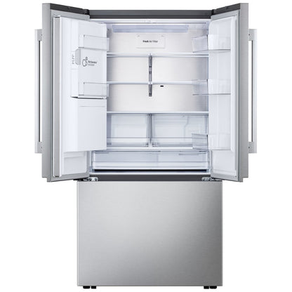 LG LF24Z6530S Bottom Freezer Counter Depth French Door Built In Refrigerator