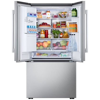 LG LF24Z6530S Bottom Freezer Counter Depth French Door Built In Refrigerator