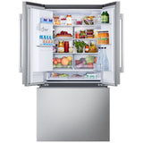 LG LF24Z6530S Bottom Freezer Counter Depth French Door Refrigerator, 36 inch Width, 23.7 cu. ft. Capacity, Counter Depth, Water Dispenser (Exterior), Ice Dispenser (Thru Door), ENERGY STAR Certified, Stainless Steel colour