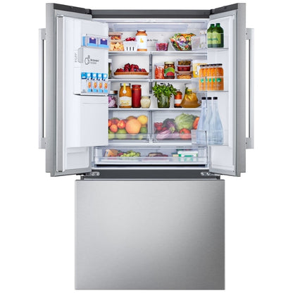 LG LF24Z6530S Bottom Freezer Counter Depth French Door Built In Refrigerator