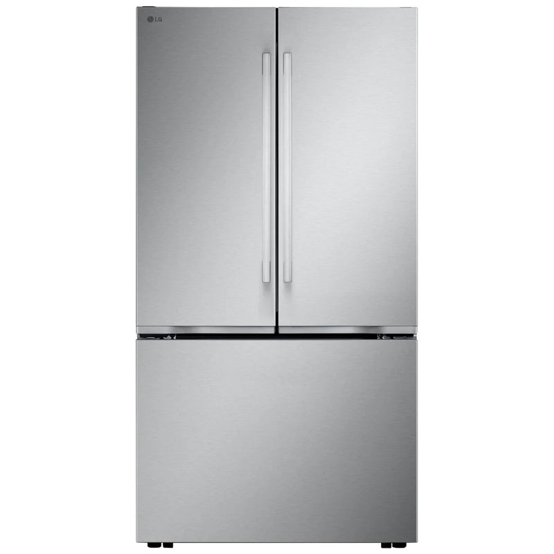 LG LF25BZH42S French Door Refrigerator, 36 inch Width, 25.1 cu. ft. Capacity, Counter Depth, Water Dispenser (Interior), Ice Dispenser (Freezer Located), ENERGY STAR Certified, Stainless Steel colour, Counter-Depth MAX™ , ThinQ®, Zero Clearance™