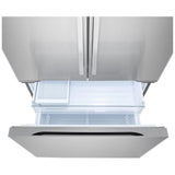 LG LF25BZH42S French Door Refrigerator, 36 inch Width, 25.1 cu. ft. Capacity, Counter Depth, Water Dispenser (Interior), Ice Dispenser (Freezer Located), ENERGY STAR Certified, Stainless Steel colour, Counter-Depth MAX™ , ThinQ®, Zero Clearance™