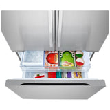 LG LF25BZH42S French Door Refrigerator, 36 inch Width, 25.1 cu. ft. Capacity, Counter Depth, Water Dispenser (Interior), Ice Dispenser (Freezer Located), ENERGY STAR Certified, Stainless Steel colour, Counter-Depth MAX™ , ThinQ®, Zero Clearance™