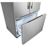 LG LF25BZH42S French Door Refrigerator, 36 inch Width, 25.1 cu. ft. Capacity, Counter Depth, Water Dispenser (Interior), Ice Dispenser (Freezer Located), ENERGY STAR Certified, Stainless Steel colour, Counter-Depth MAX™ , ThinQ®, Zero Clearance™