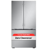 LG LF25BZH42S French Door Refrigerator, 36 inch Width, 25.1 cu. ft. Capacity, Counter Depth, Water Dispenser (Interior), Ice Dispenser (Freezer Located), ENERGY STAR Certified, Stainless Steel colour, Counter-Depth MAX™ , ThinQ®, Zero Clearance™