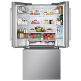 LG LF25H6200S French Door Refrigerator, 33 inch Width, 25.1 cu. ft. Capacity, Ice Dispenser (Freezer Located), ENERGY STAR Certified, Stainless Steel colour