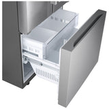 LG LF25H6200S French Door Refrigerator, 33 inch Width, 25.1 cu. ft. Capacity, Ice Dispenser (Freezer Located), ENERGY STAR Certified, Stainless Steel colour