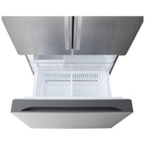 LG LF25H6200S French Door Refrigerator, 33 inch Width, 25.1 cu. ft. Capacity, Ice Dispenser (Freezer Located), ENERGY STAR Certified, Stainless Steel colour