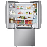 LG LF25H6200S French Door Refrigerator, 33 inch Width, 25.1 cu. ft. Capacity, Ice Dispenser (Freezer Located), ENERGY STAR Certified, Stainless Steel colour