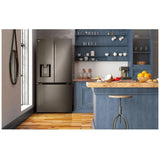 LG LF25H6330D French Door Refrigerator, 33 inch Width, 24.5 cu. ft. Capacity, Water Dispenser (Exterior), Ice Dispenser (Thru Door), ENERGY STAR Certified, Black Stainless Steel colour