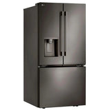 LG LF25H6330D French Door Refrigerator, 33 inch Width, 24.5 cu. ft. Capacity, Water Dispenser (Exterior), Ice Dispenser (Thru Door), ENERGY STAR Certified, Black Stainless Steel colour