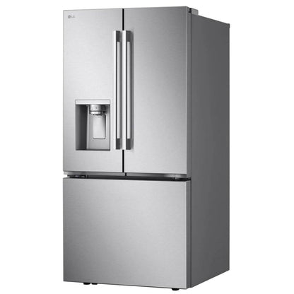 LG LF25H6330S 33" French Door Refrigerator - Counter Depth, 25 Cu. Ft, Water Dispenser