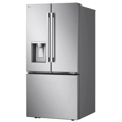 LG LF25H6330S 33" Standard Depth French Door, 25 Cu. Ft, Water Dispenser Exterior