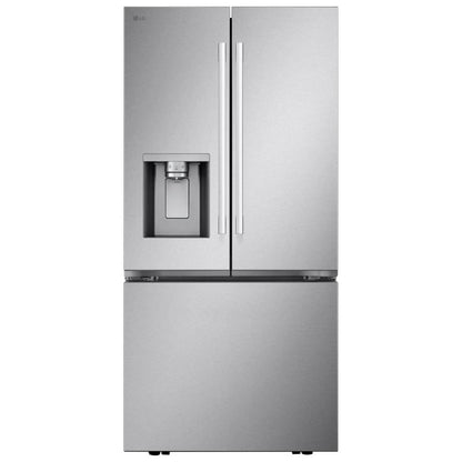 LG LF25H6330S 33" French Door Refrigerator - Counter Depth, 25 Cu. Ft, Water Dispenser