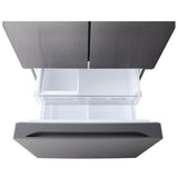 LG LF25S6200D Bottom Freezer French Door Refrigerator, 33 inch Width, 25.1 cu. ft. Capacity, Ice Dispenser (Freezer Located), ENERGY STAR Certified, Black Stainless Steel colour