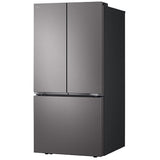 LG LF25S6200D Bottom Freezer French Door Refrigerator, 33 inch Width, 25.1 cu. ft. Capacity, Ice Dispenser (Freezer Located), ENERGY STAR Certified, Black Stainless Steel colour