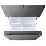 LG LF25S6200D Bottom Freezer French Door Refrigerator, 33 inch Width, 25.1 cu. ft. Capacity, Ice Dispenser (Freezer Located), ENERGY STAR Certified, Black Stainless Steel colour