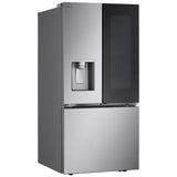 LG LF25S6560S French Door Refrigerator, 33 inch Width, 24.5 cu. ft. Capacity, Water Dispenser (Exterior), Ice Dispenser (Thru Door), ENERGY STAR Certified, Stainless Steel colour