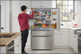 LG LF29S8330S Bottom Freezer French Door Refrigerator, 36 inch Width, 29 cu. ft. Capacity, Water Dispenser (Exterior), Ice Dispenser (Thru Door), ENERGY STAR Certified, Stainless Steel colour