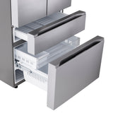 LG LF30S8210S Freezer Drawers Angle 2