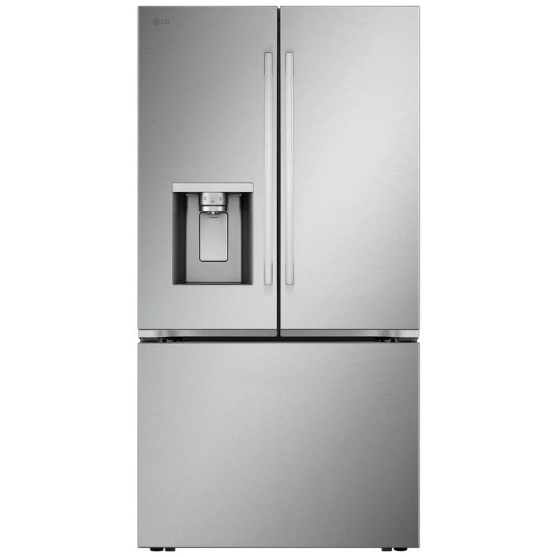 LG LF31WSH63S French Door Refrigerator, 36 inch Width, 31 cu. ft. Capacity, Water Dispenser (Exterior), Ice Dispenser (Thru Door), ENERGY STAR Certified, Stainless Steel colour