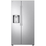LG LL27T3530S Side by Side Refrigerator, 36 inch Width, Ice Dispenser (Thru Door), Water Dispenser (Exterior), 27 cu. ft. Capacity, ENERGY STAR Certified, Stainless Steel colour