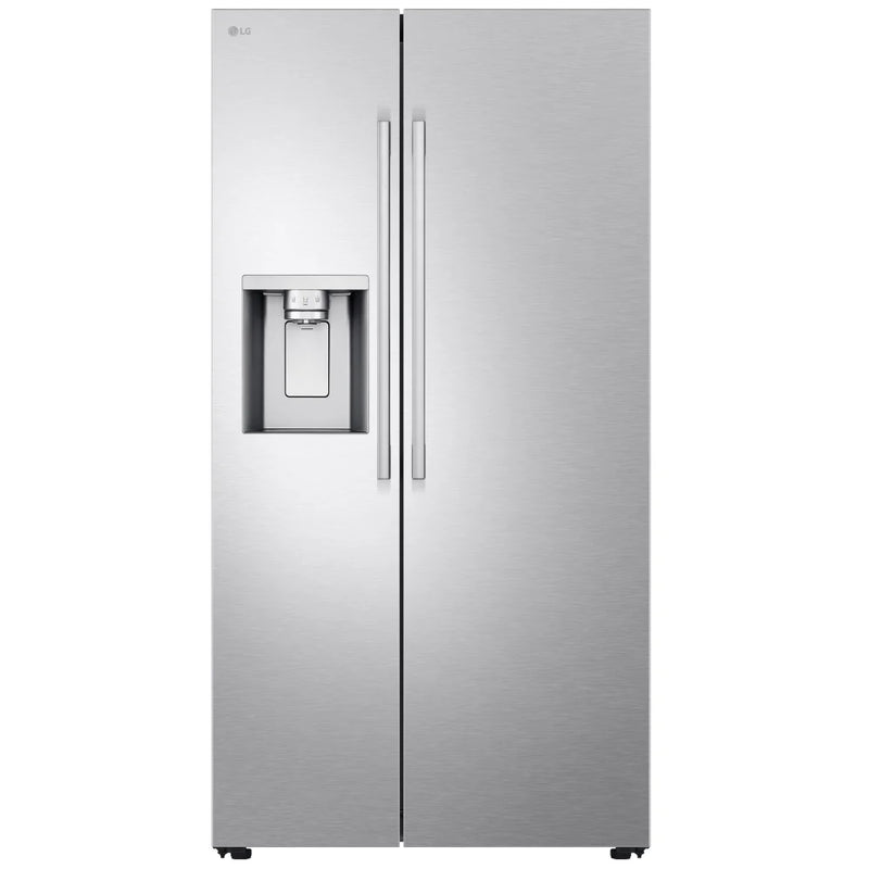LG LL27T3530S Side by Side Refrigerator, 36 inch Width, Ice Dispenser (Thru Door), Water Dispenser (Exterior), 27 cu. ft. Capacity, ENERGY STAR Certified, Stainless Steel colour