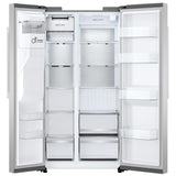 LG LL27T3530S Side by Side Refrigerator, 36 inch Width, Ice Dispenser (Thru Door), Water Dispenser (Exterior), 27 cu. ft. Capacity, ENERGY STAR Certified, Stainless Steel colour