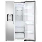 LG LL27T3530S Side by Side Refrigerator, 36 inch Width, Ice Dispenser (Thru Door), Water Dispenser (Exterior), 27 cu. ft. Capacity, ENERGY STAR Certified, Stainless Steel colour