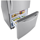 LG 33 Bottom Freezer Refrigerator with Ice Maker - LRDCS2603S