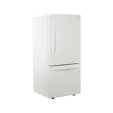 LG LRDNS2200W Bottom Freezer Refrigerator Left Side White
