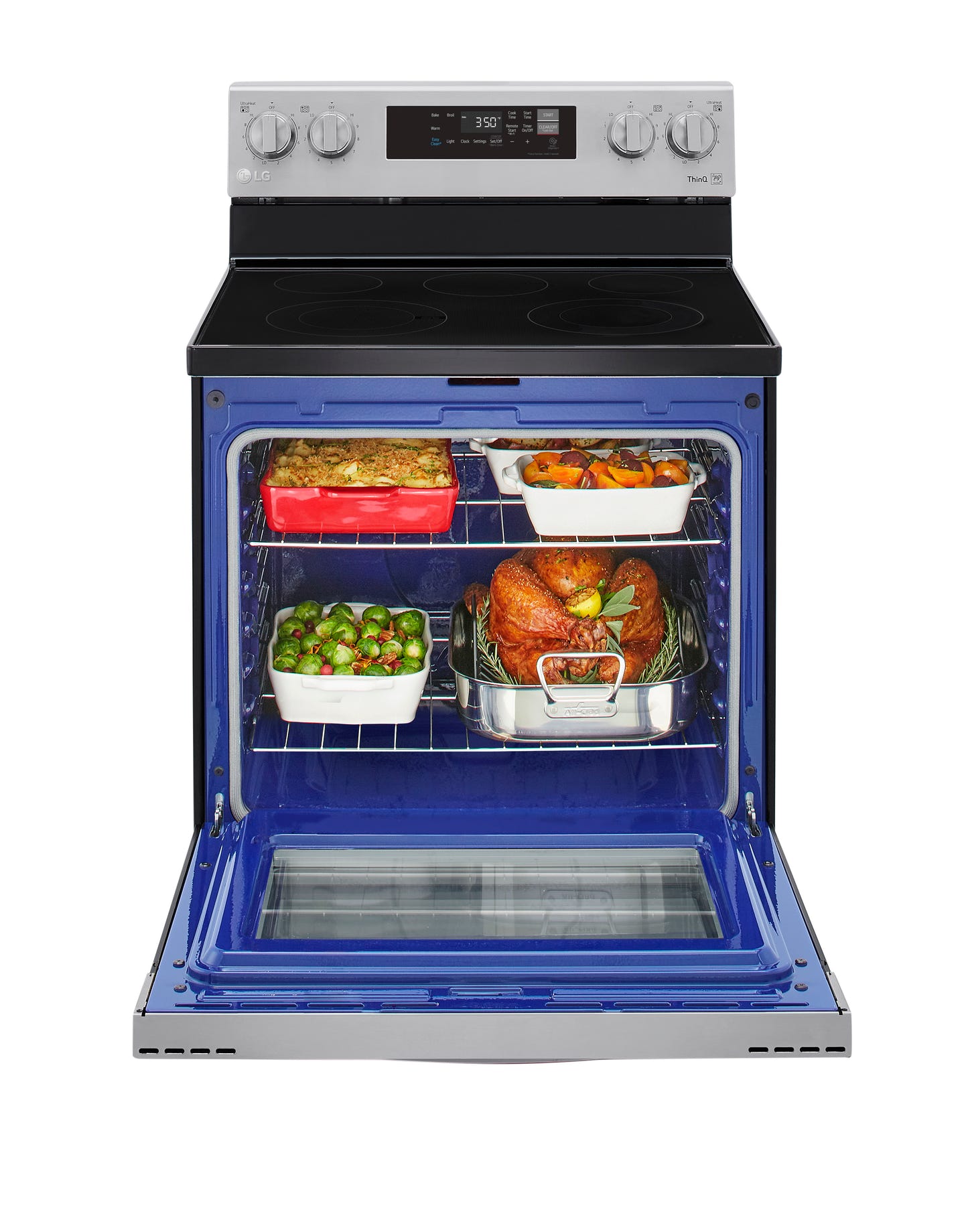 6.3 cu ft. Smart Wi-Fi Enabled Electric Ranges with EasyClean® LREL6321S