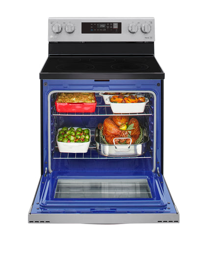 6.3 cu ft. Smart Wi-Fi Enabled Electric Ranges with EasyClean® LREL6321S