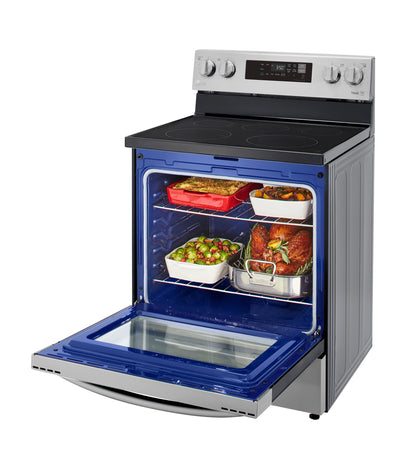 6.3 cu ft. Smart Wi-Fi Enabled Electric Ranges with EasyClean® LREL6321S