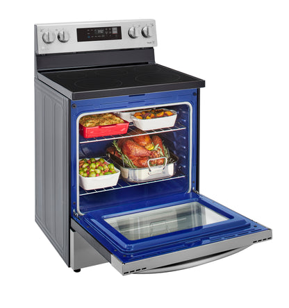 6.3 cu ft. Smart Wi-Fi Enabled Electric Ranges with EasyClean® LREL6321S