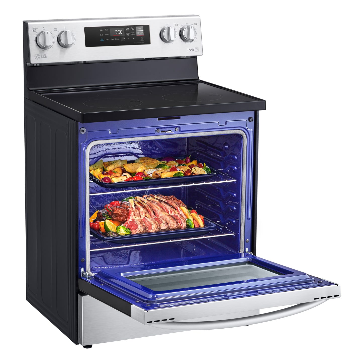 6.3 cu ft. Smart Wi-Fi Enabled Electric Ranges with EasyClean® LREL6321S