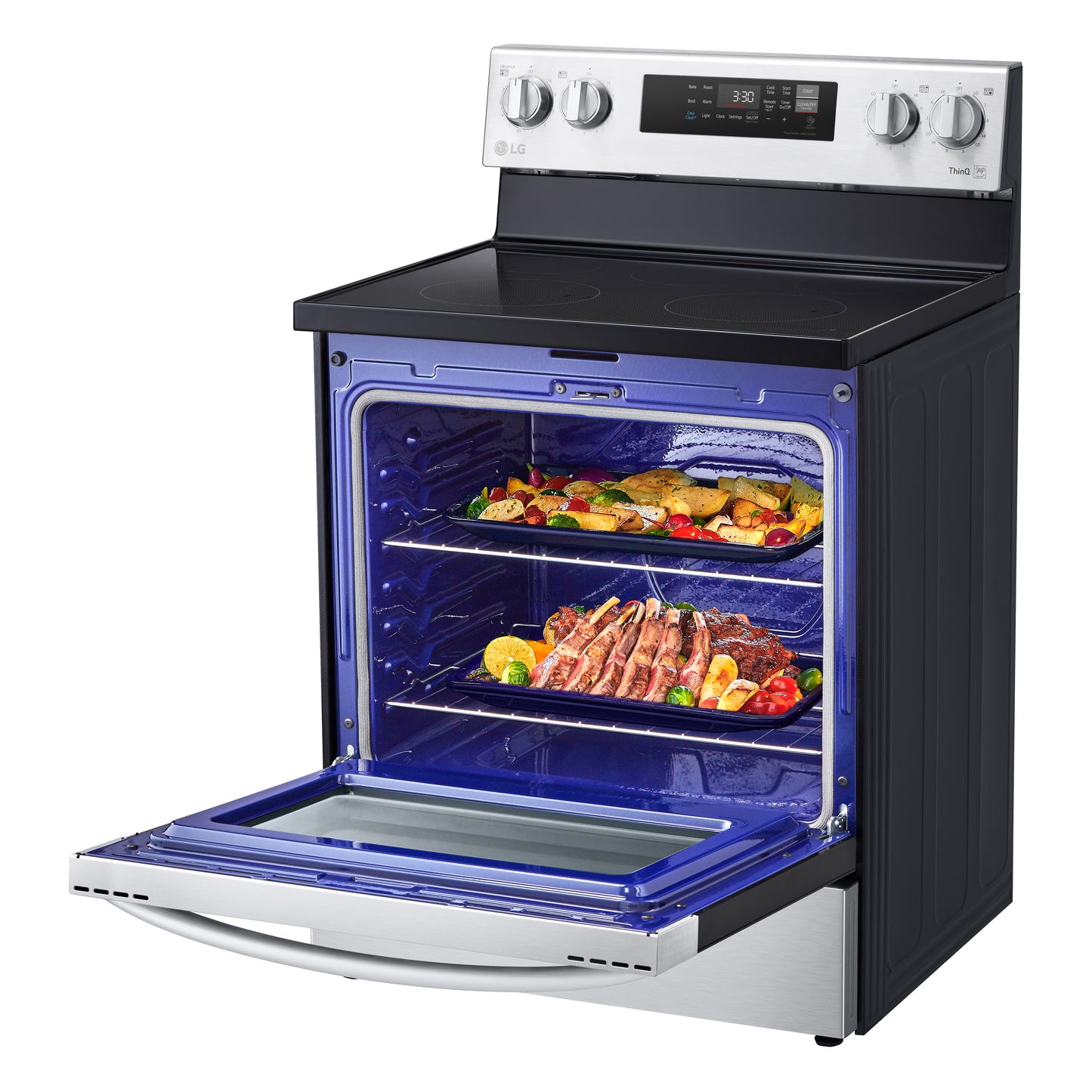 6.3 cu ft. Smart Wi-Fi Enabled Electric Ranges with EasyClean® LREL6321S