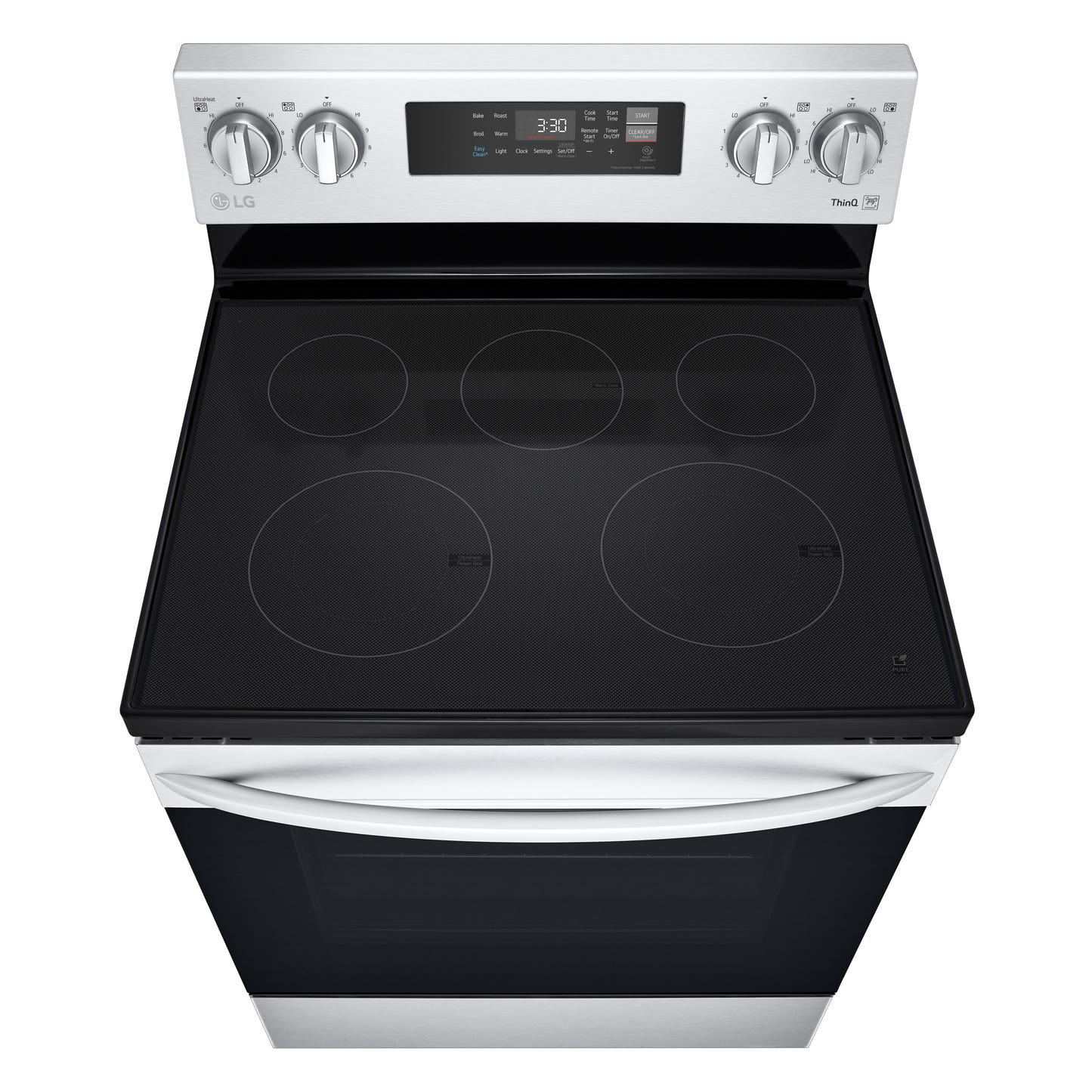 6.3 cu ft. Smart Wi-Fi Enabled Electric Ranges with EasyClean® LREL6321S