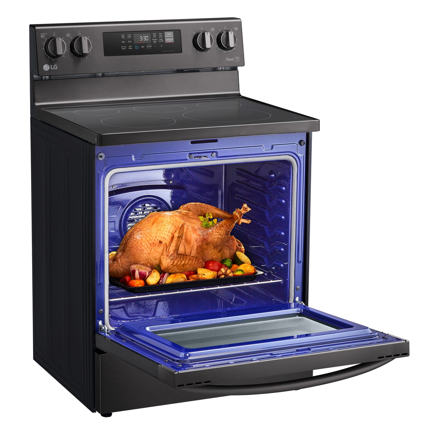 6.3 cu ft. Smart Wi-Fi Enabled Fan Convection Electric Ranges with Air Fry & EasyClean® LREL6323D