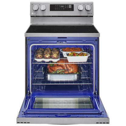 6.3 cu ft. Smart Wi-Fi Enabled Fan Convection Electric Ranges with Air Fry & EasyClean® LREL6323S