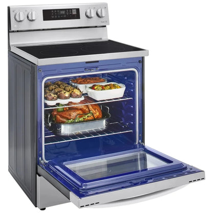 6.3 cu ft. Smart Wi-Fi Enabled Fan Convection Electric Ranges with Air Fry & EasyClean® LREL6323S
